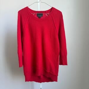 Cynthia Rowley‎ sz M red angora blend sweater
